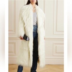 Frankie Shop Nicole long faux fur coat